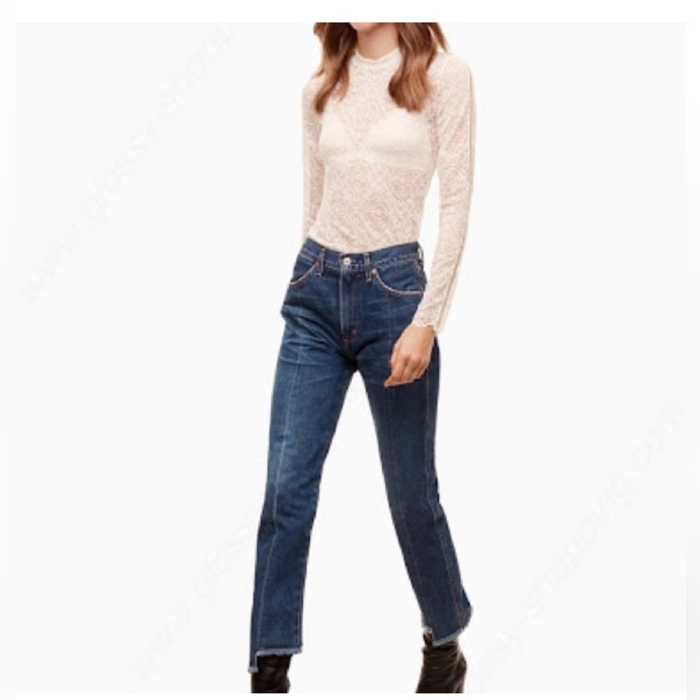 Citizens of Humanity X‎ Wilfred Jeans Liv Straight Crop Raw Hem